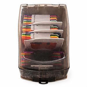 Rotating Color-Coded Index Card Holder